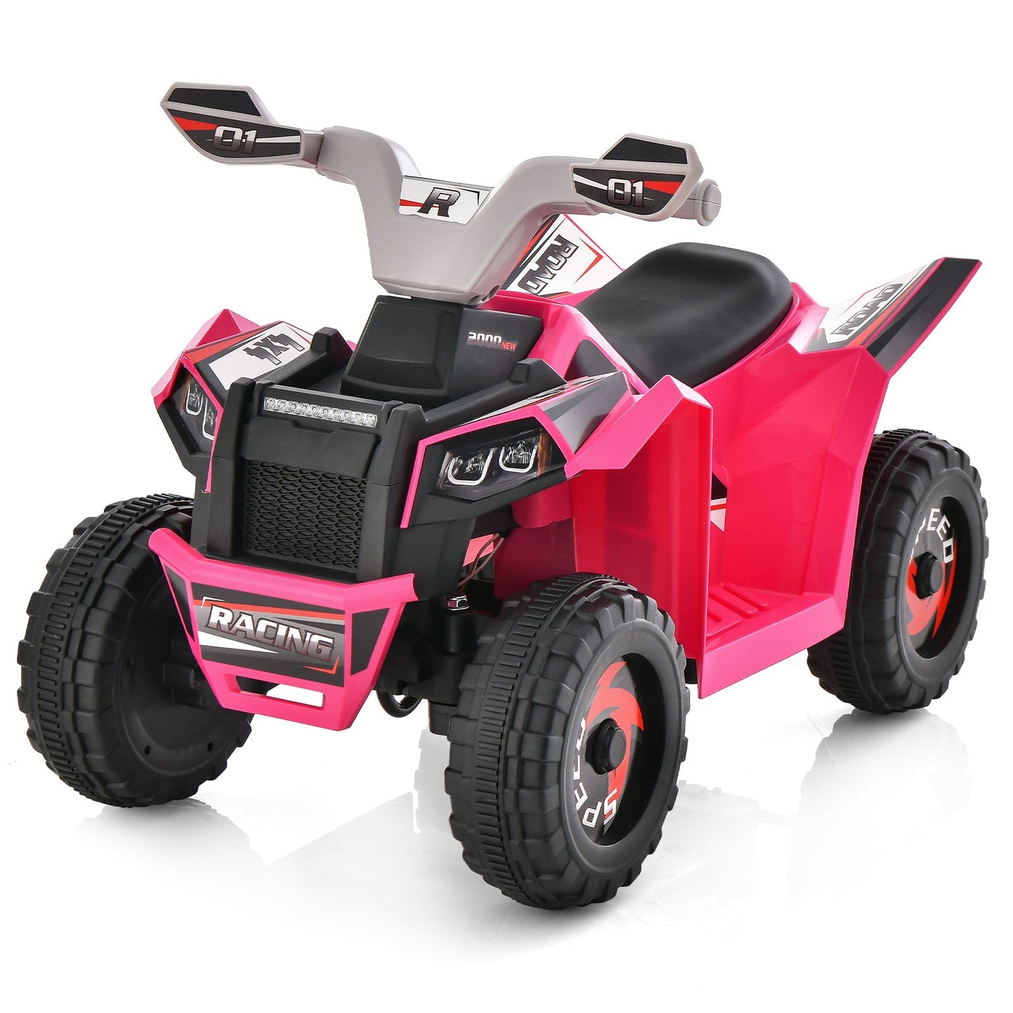 Kids Ride-On ATV 4 Wheeler Quad Toy Car - Pink