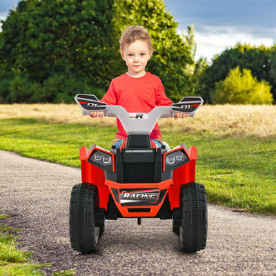 Kids Ride-On ATV 4 Wheeler Quad Toy Car - Red