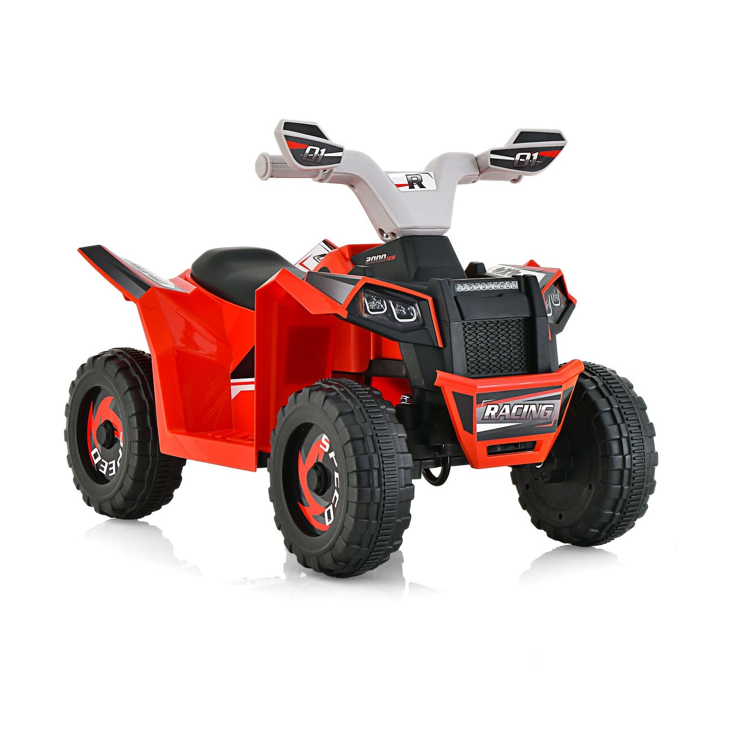 Kids Ride-On ATV 4 Wheeler Quad Toy Car - Red