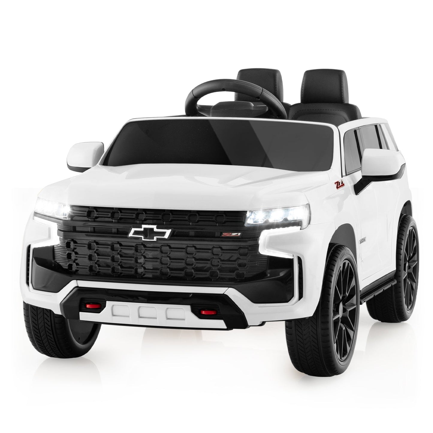 Gbruno Coche Eléctrico para Niños de 12V con Control Remoto - Blanco