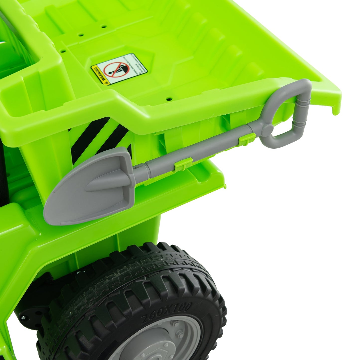 Kids Ride-On Dump Truck 12V Electric Vehicle - Green