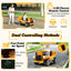 Kids Ride-On Dump Truck 12V with Electric Dump Bed - Yellow