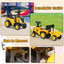 Licensed Caterpillar Kids Ride-On Tractor with Detachable Trailer
