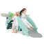 Ensemble de toboggan et cheval à bascule 3 en 1 pour enfants - Vert