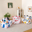 High-Density Padding Kids Sofa with Armrest & Extra Pillow - Multicolor
