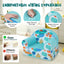 Fauteuil pour enfants avec housse en velours doux - Bleu