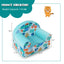 Fauteuil pour enfants avec housse en velours doux - Bleu