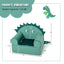 Sofa pour enfants Original avec accoudoir et coussin épais - Vert