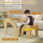 Ensemble de Table et Chaises pour Enfants avec Plateau Large et Bords Arrondis