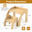 Ensemble de Table et Chaises pour Enfants avec Plateau Large et Bords Arrondis