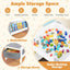Juego de Mesa y Sillas para Niños de 4 en 1 - Gris
