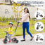 4-in-1 Kids Trike Bike with Adjustable Push Handle - Navy