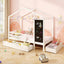 Lit jumeau pour enfants avec 2 tiroirs et tableau noir - Blanc