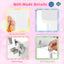 2-in-1 Kids Vanity Makeup Table and Chair Set - White