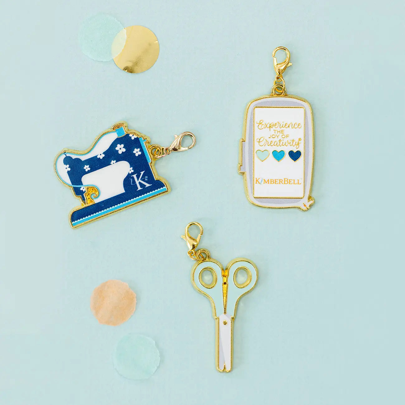 Encantos de Cremallera Kimberbell - Set de 3 para Manualidades
