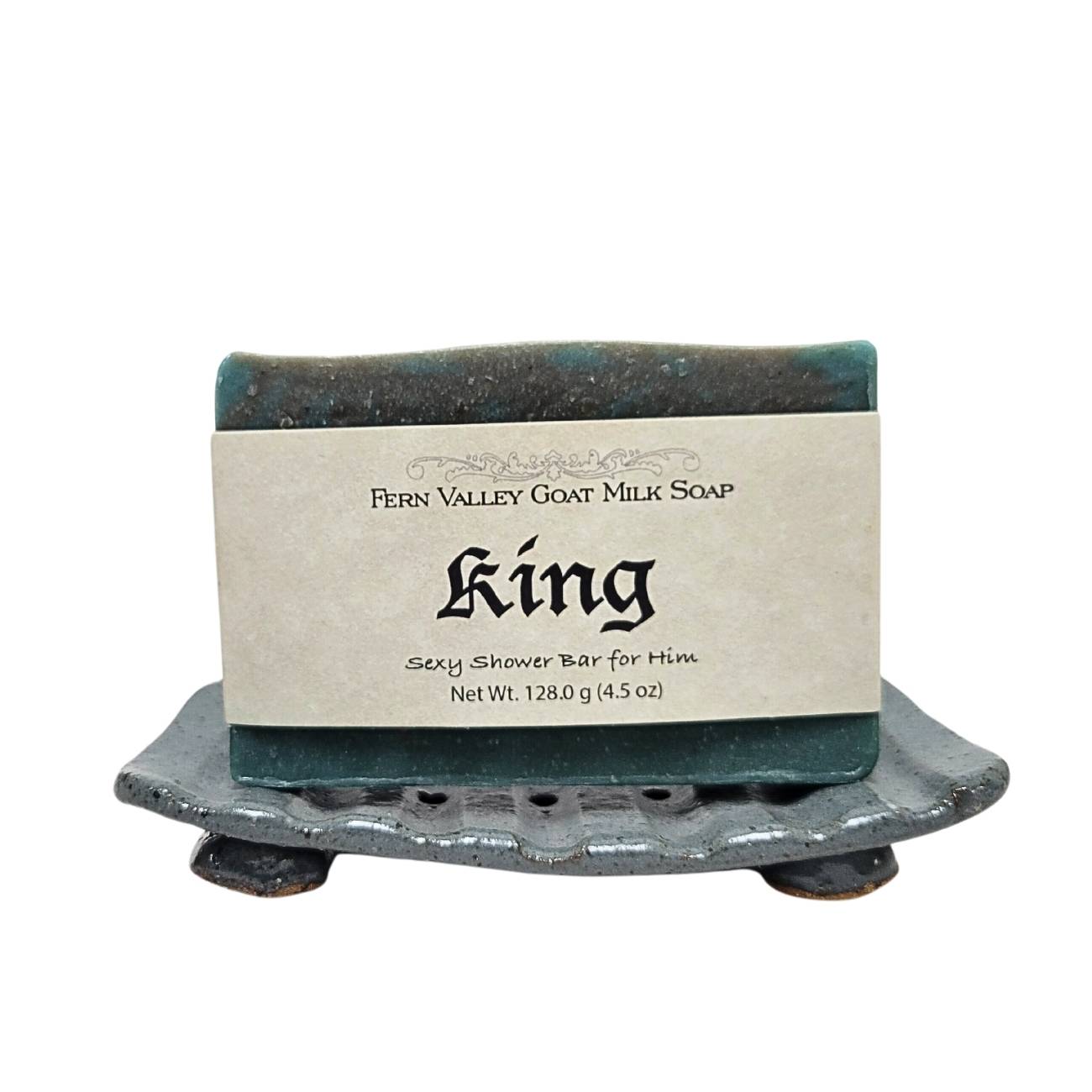 Natural Goat Milk Soap | Exfoliating Scrub | King -  Sexy Cologne Scent - Korvel