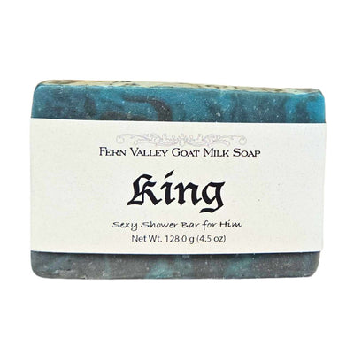 Natural Goat Milk Soap | Exfoliating Scrub | King -  Sexy Cologne Scent - Korvel