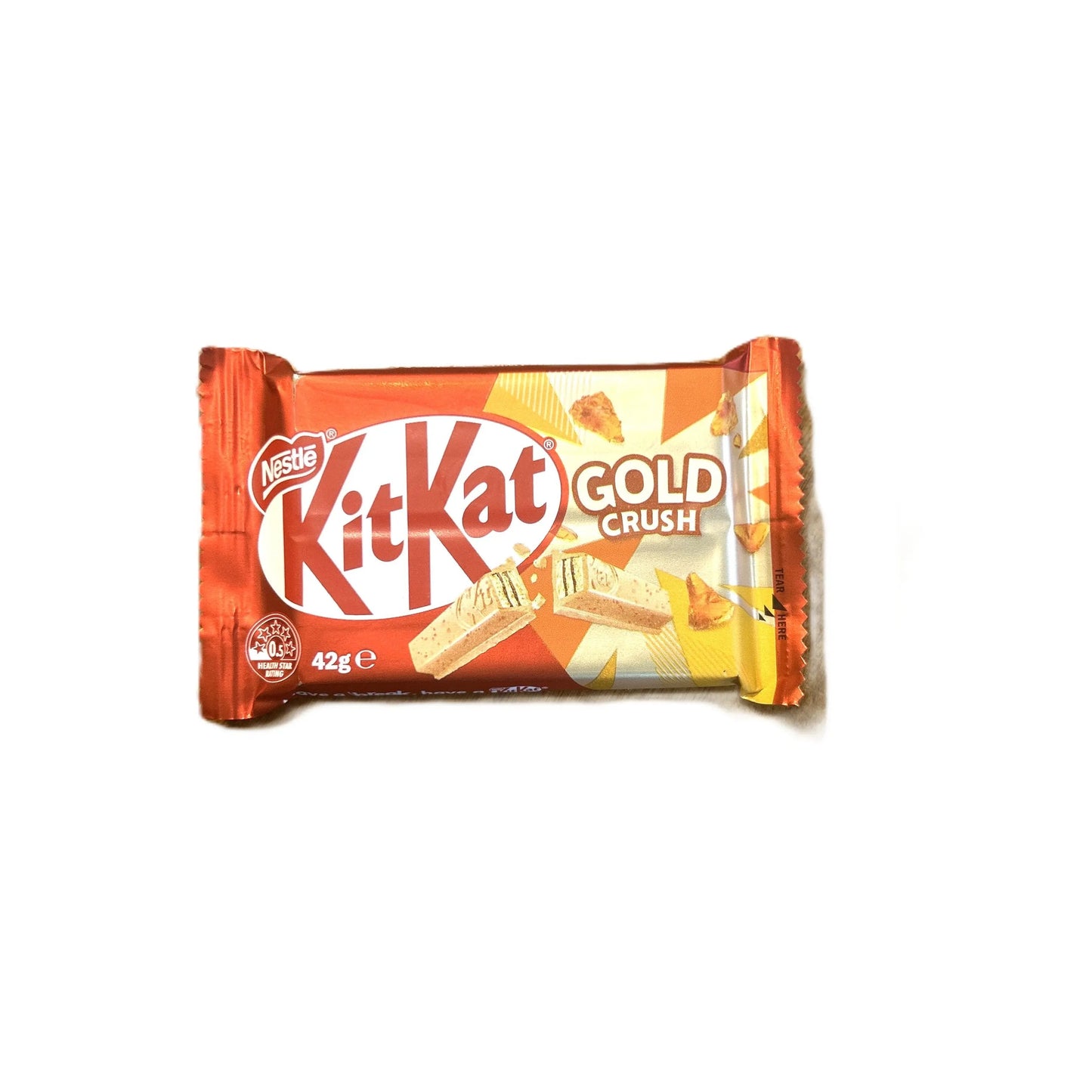 KitKat Gold Crush 42g | Caramelized White Chocolate Wafer Bar