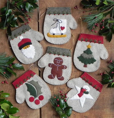 Warm Hands Mitten Ornament Kit