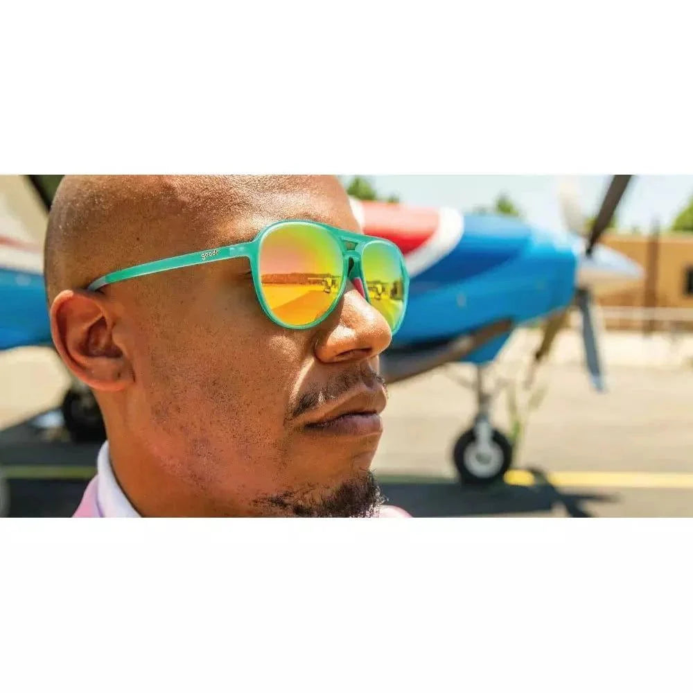 MACH G Polarized Aviator Sunglasses by Kitty Hawkers - Korvel