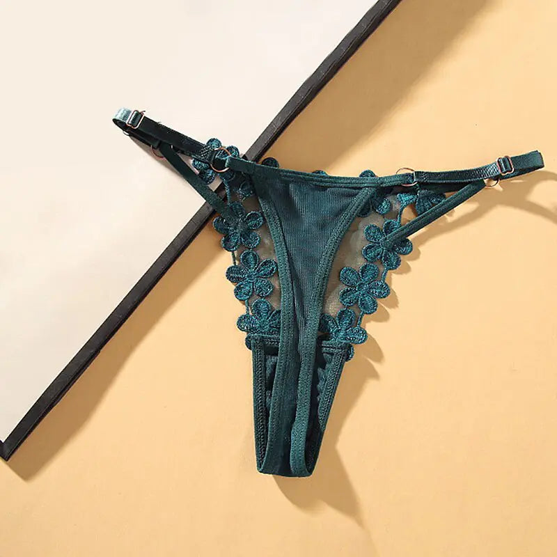 Tangas Sin Costuras de Encaje para Mujeres - Comodidad Elegante