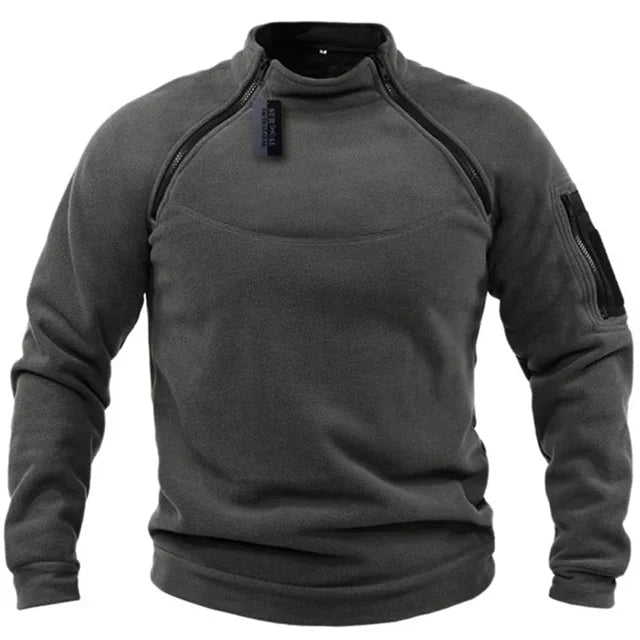 Men's Tactical Fleece Jacket for Outdoor Adventures