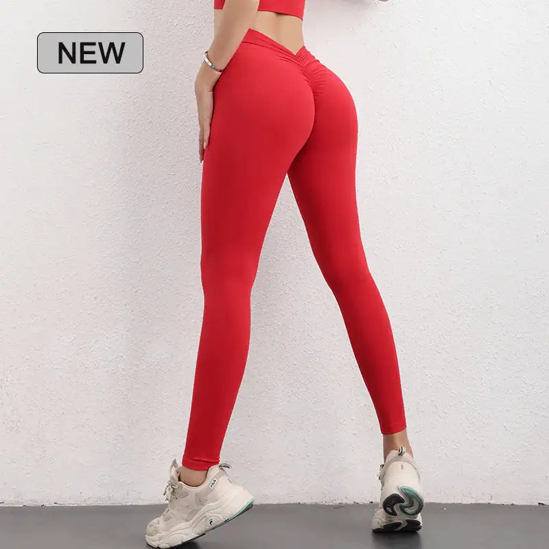 Pantalones V Back Booty - Leggings de Activewear Elegantes