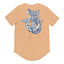 T-shirt Ancien Ancre de Sirène pour Homme à Ourlet Arrondi