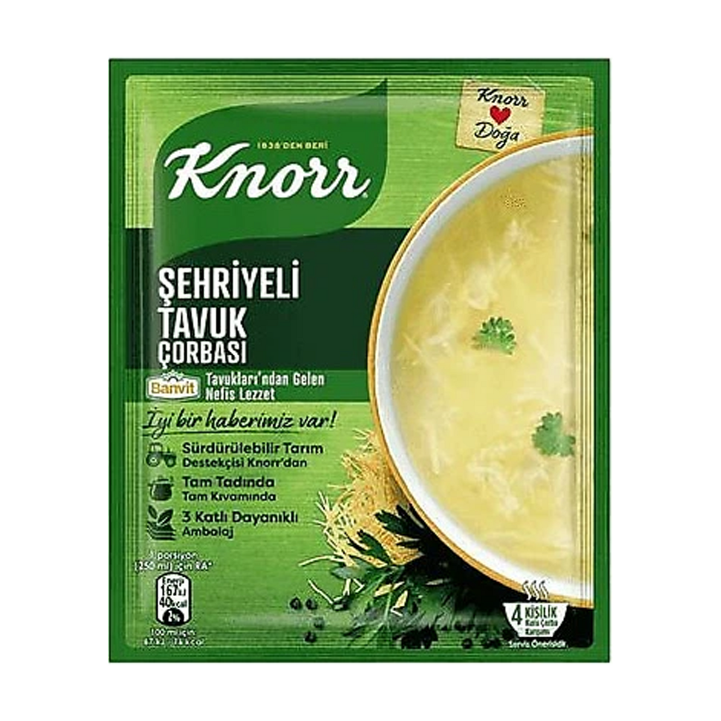 Knorr Chicken Soup with Vermicelli – 51g (Şehriyeli Tavuklu Çorba)