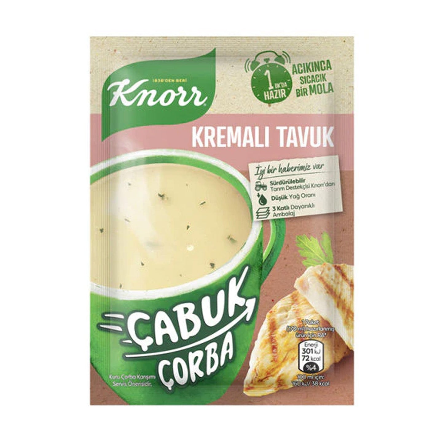 Knorr Creamy Chicken Soup – 18g (Kremalı Tavuk Çorbası)