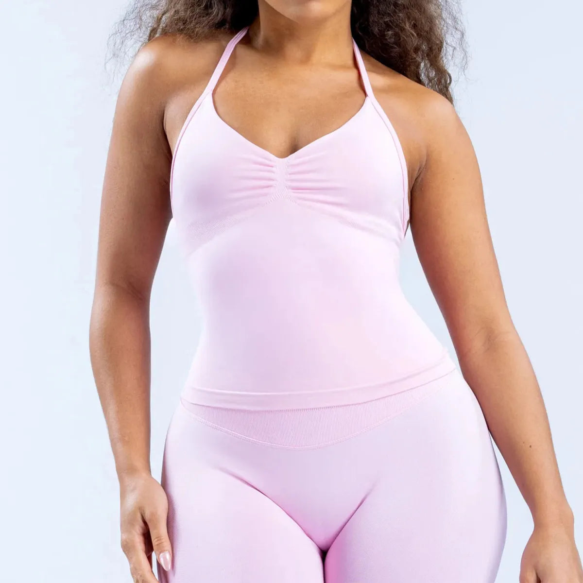 Top Deportivo Sin Costuras de Nylon Mate