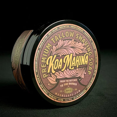 Collection de Rasage Koa Mahina de Moon Soaps