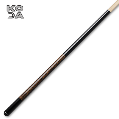Koda Cue Stick - Black Butt with Wood Decal