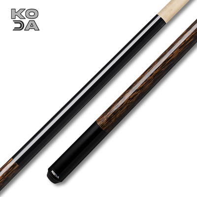 Koda Cue Stick - Black Butt with Wood Decal