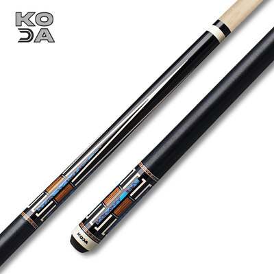 Koda Cue Stick - Sleek Black with Striking Blue Design