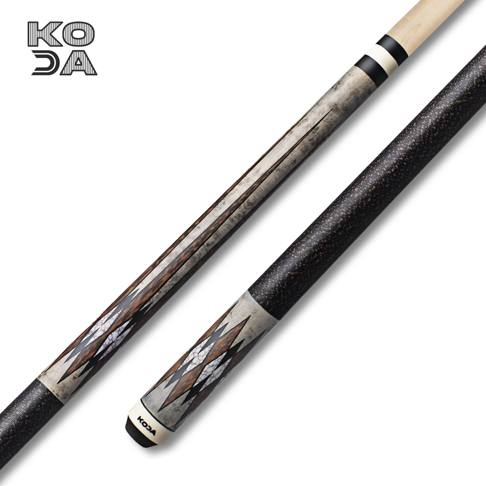 Koda Cue Stick - Smoke with Palm Wood & Matte Finish