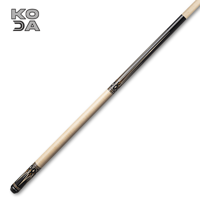 Koda Black Billiard Cue with Cocobolo Overlay