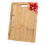 Tabla de Cortar de Bambú Extra Grande - Herramienta de Cocina Premium de 17x12.5 Pulgadas