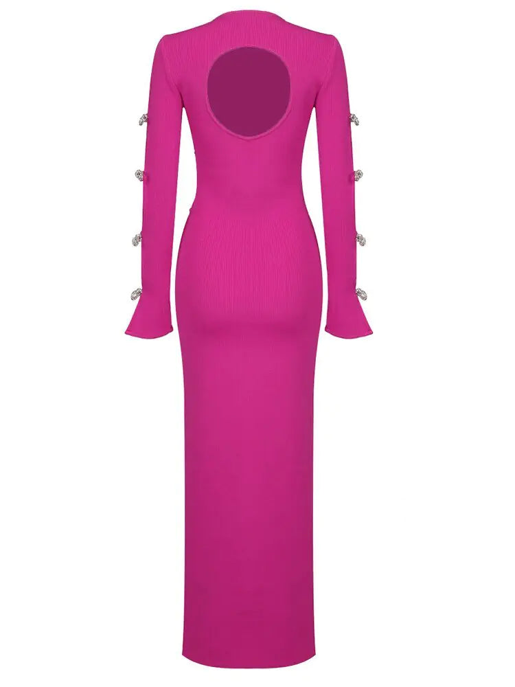 Vestido de Vendaje con Lazos - Elegante y Sofisticado