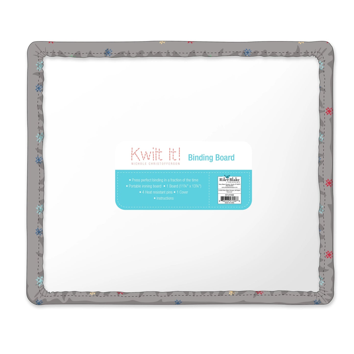 Kwilt It! Tabla de Binding - Gris