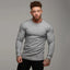 Camiseta Deportiva de Manga Larga Ajustada para Hombre