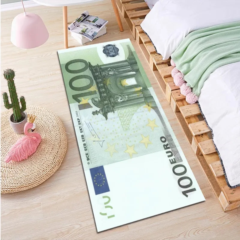 Alfombrilla Antideslizante con Patrón de Dólar