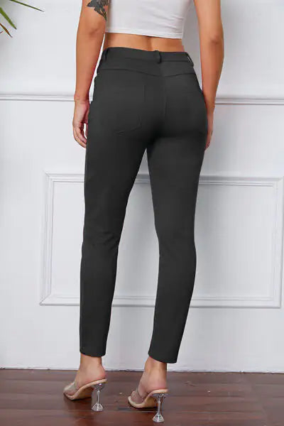 Pantalones Esenciales de Puntada Elástica