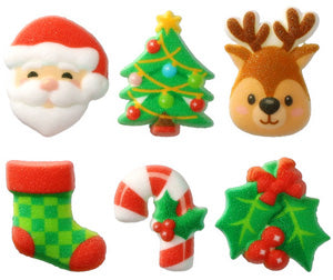 Formes de sucre Holly Jolly Deco-On 126ct