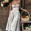 Vestido Midi Elegante con Tirantes de Espagueti