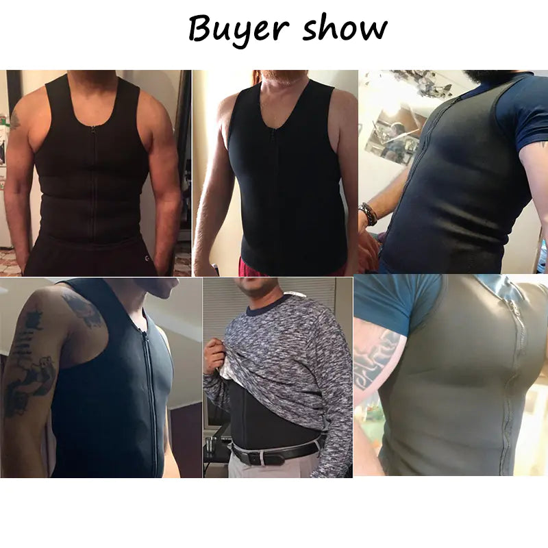 Gilet de fitness en néoprène pour hommes pour des entraînements améliorés