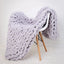 Luxurious Chunky Knitted Blanket