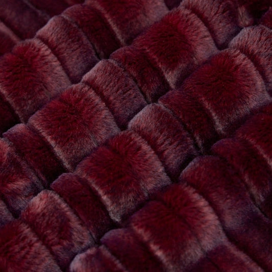 Cherry Cola Luxe Cuddle Glazed Vienna Fabric per Yard