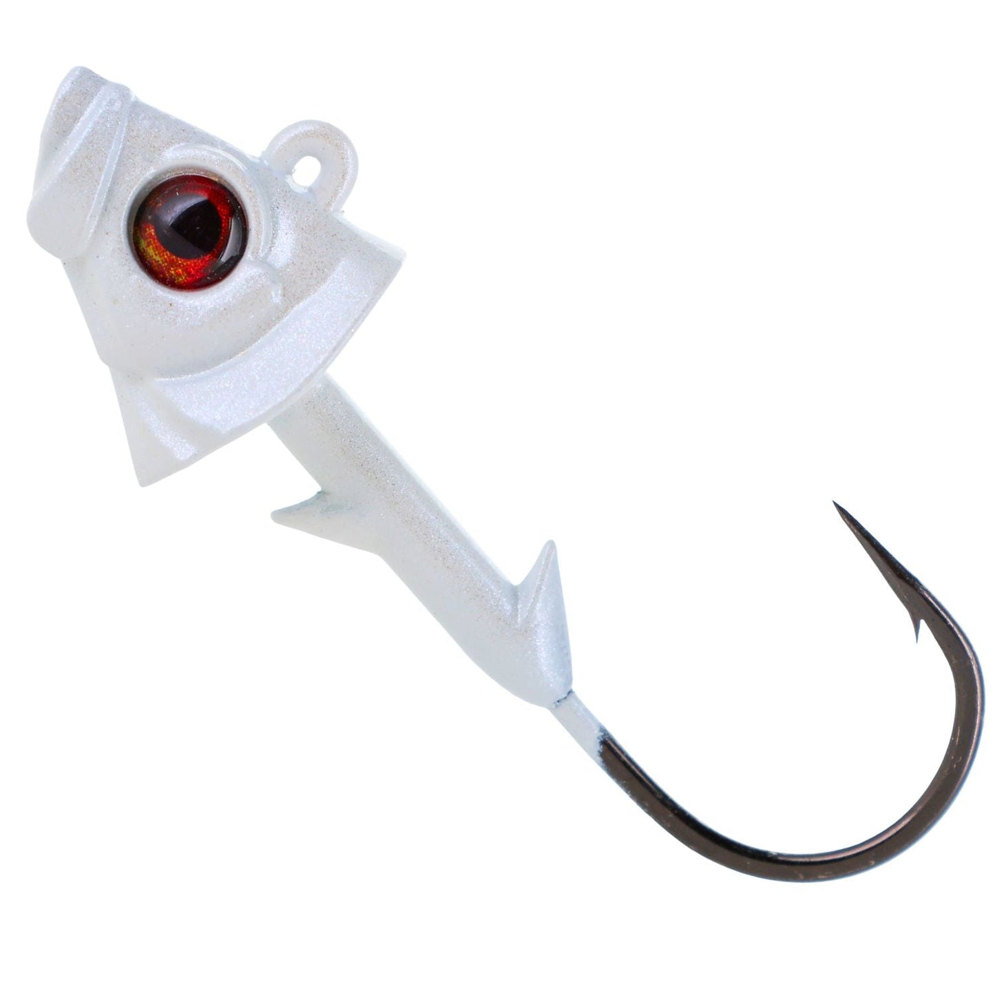 Premium Reaction Tackle Lead Fish Head Jigs - 5-Pack