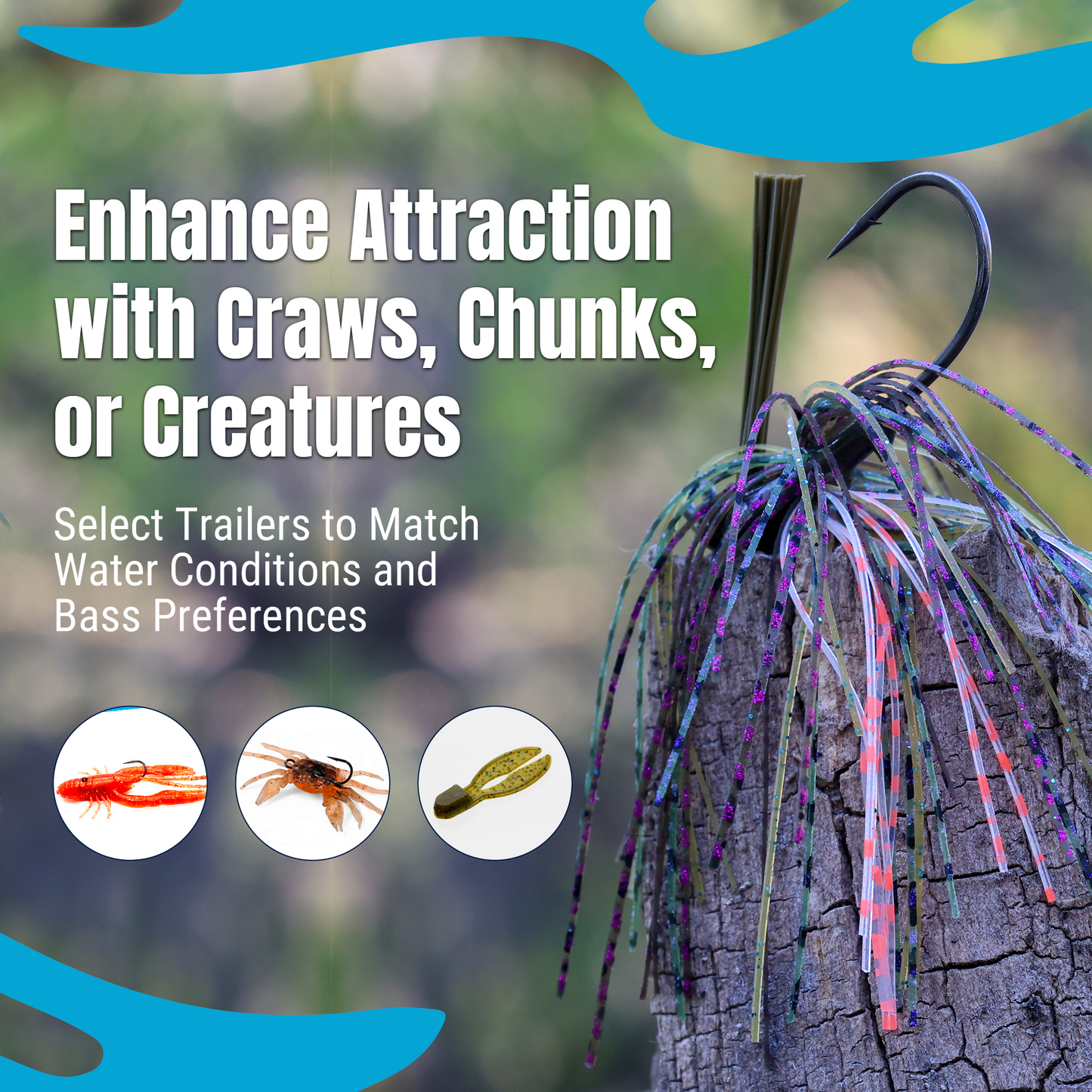 Jigs de lanzamiento de plomo Reaction Tackle - Paquete de 3 - Nuevo 